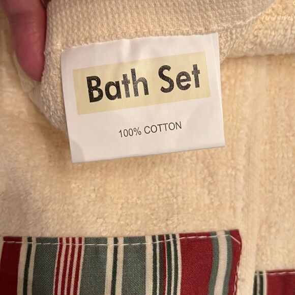 NWT 3 piece bath set w/ palm trees - Picture 6 of 9